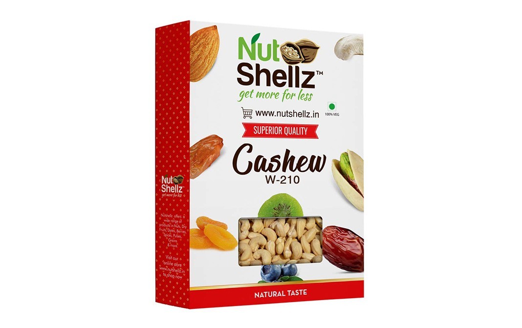 Nutshellz Cashew W-210    Box  900 grams